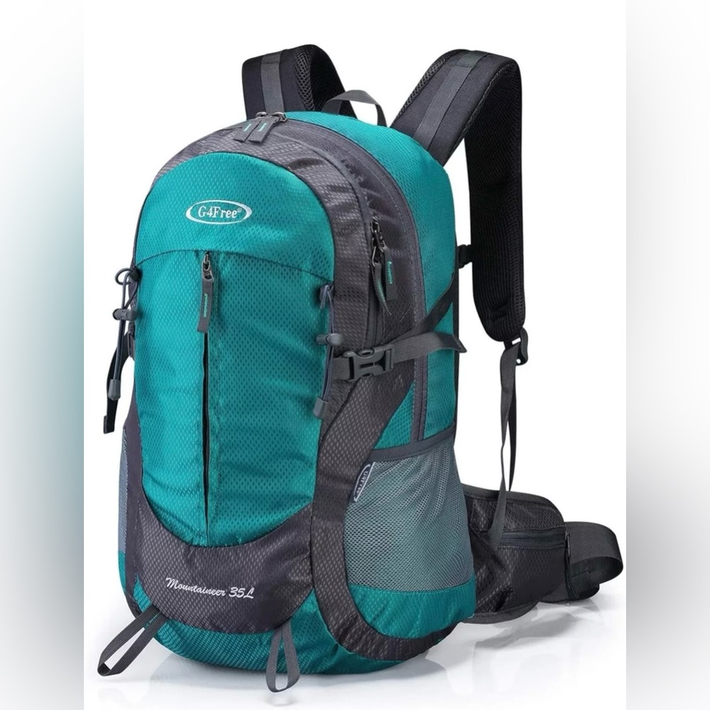 G4Free 35L Hiking Backpack Water Resistant Outdoor Sports Green Gorpcorp Travel